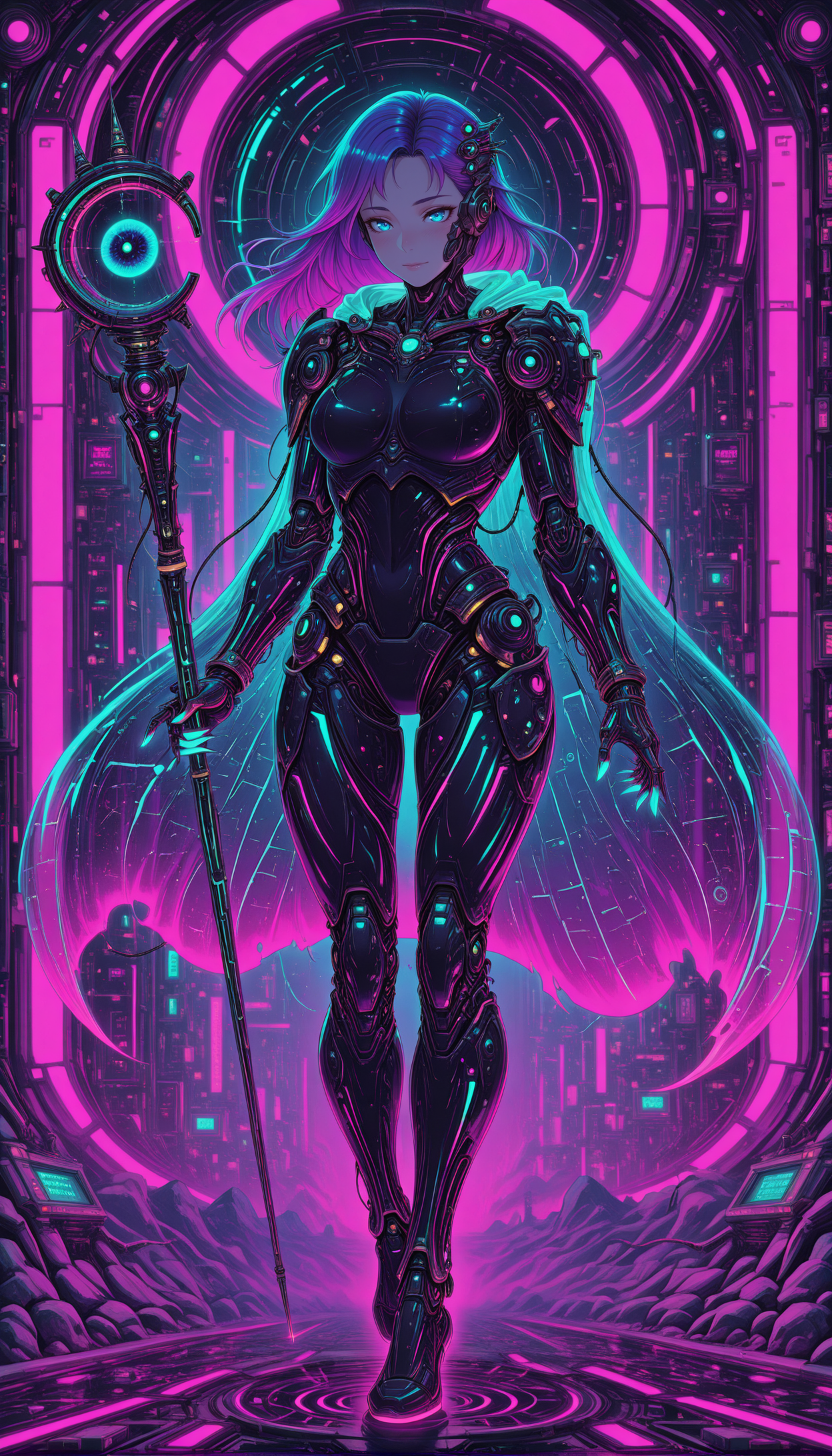 00192-2498060458-1girl, cyber sorceress, neon runes, transparent tech cape, futuristic staff, levitating symbols, intricate digital patterns, glo.png